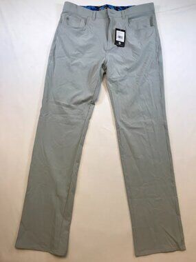 NWT Scales Men's All Tides Gray Gear Pants Size 33 X 32